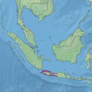 Ecoregion territory (in purple)