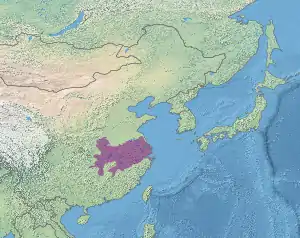 Ecoregion territory (in purple)