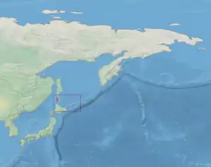 Ecoregion territory (in purple)