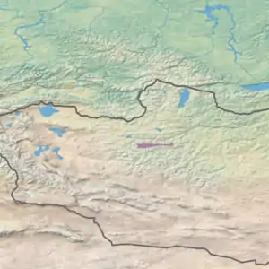 Ecoregion territory (in purple)