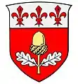Coat of arms of the du Quesne family, granted on 2 September 2003.