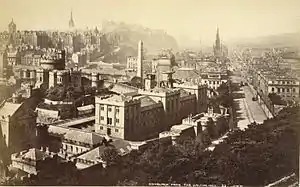 Edinburgh Bridewell in foreground, demolished