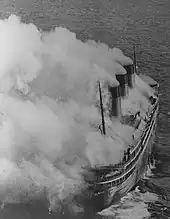 SS L'Atlantique on fire (January 1933)