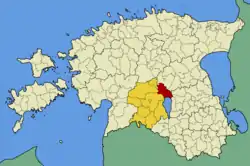 Kolga-Jaani Parish within Viljandi County.