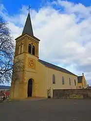 The church in Drogny