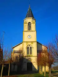 The church in Mailly-sur-Seille