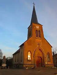 The church in Morville-sur-Seille