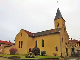 The church in Pouilly