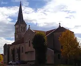 The church in Saillenard