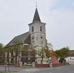 The church of Gosnay