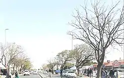 Kraaifontein Central Business District with its main road, Voortrekker Road