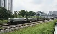 KTM Intercity East People's Express at Johor Bahru Sentral