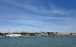 El Rompido seen from the Río Piedras