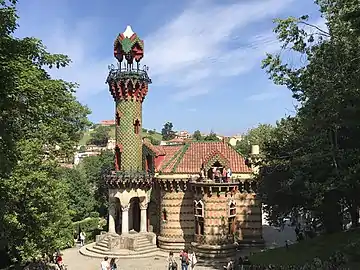 El Capricho de Gaudí in Comillas, Cantabria (1883–1885)