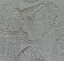 Elbow strike in Khmer martial art