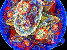 Fractal image generated by Electric Sheep