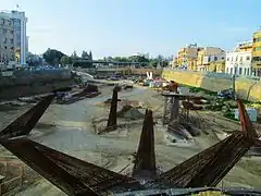 Eleftheria Square under construction