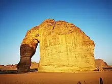 The Iconic Elephant Rock in Al Ula (photo by Everywherewego.net)