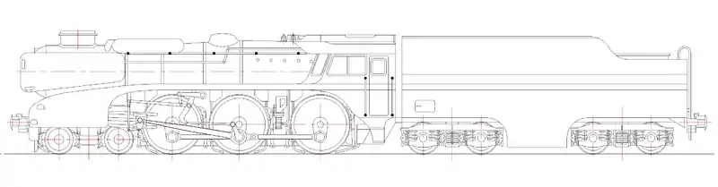 5AT Locomotive Outline