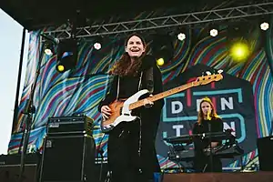Eliot Sumner on the stage of 35 Denton in 2015