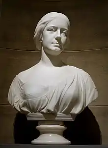 Elizabeth Ann Chase Taylor Akers Allen by Benjamin Paul Akers, c. 1860, in the Portland Museum of Art