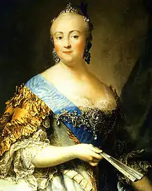 Portrait of Empress Elizabeth in her forty-eighth year
