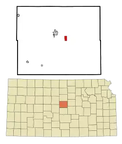 Location within County and Kansas