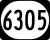 Kentucky Route 6305 marker