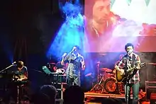 Playing in Verges in 2011