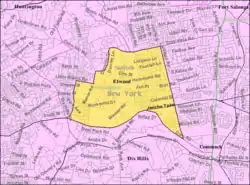 U.S. Census map of Elwood