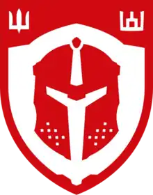 The Columns of Gediminas on the emblem of the Pahonia Regiment