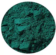 Emerald green pigment