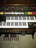 Eminent Solina C112s (c. 1974) with built-in ARP Explorer I synthesizer