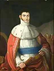 Iturbide in a 19th century painting