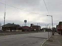 Buildings along Railroad Street