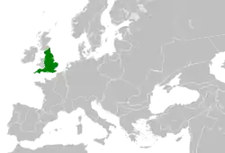 The Kingdom of England in 1190