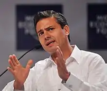 Former Governor Enrique Peña Nieto of the State of Mexico