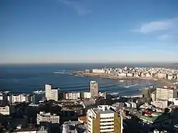 Partial view of the city