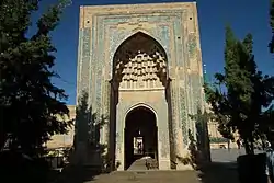 The entrance of Bayazid Shrine