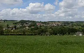 Epen, panorama of the village from Camerig