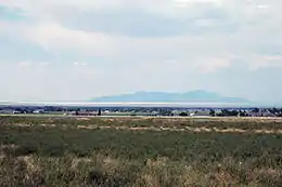 View of Erda looking at the Great Salt Lake and Stansbury Island