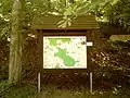 Information board for the "Kleiner Deister leisure region"