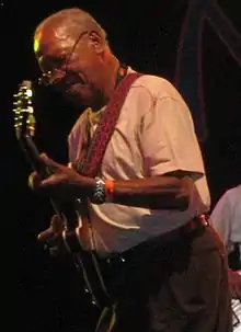 Ernest Ranglin performing at WOMAD in the UK in 2008