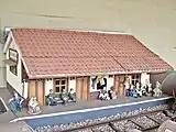 Miniature Calado Station at São Sebastião Cathedral