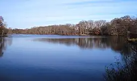 Etra Lake Park in the eastern portion of the township