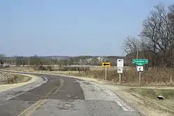 Entrance sign to Trempealeau County and Town of Ettrick