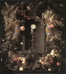 Eucharist in Fruit Wreath, 1648