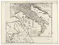 Nicolosi's map of Italy, 1660, Département Cartes et plans, Bibliothèque nationale de France, Paris