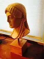 Euthydikos Kore. c. 490 BC, Athens, authorized replica, original in National Archaeological Museum of Athens