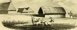 Matara post office, ca. 1852